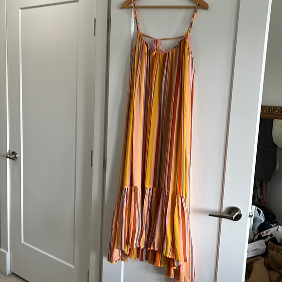 ALL SAINTS striped maxi dress. Used but in a great condition. - Picture 1 of 1